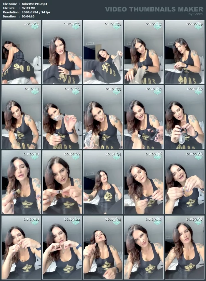 Time To Sit You Down And Tell You Where Such A Small Little Cock Should Be Kept! - ADREENA WINTERS - MP4