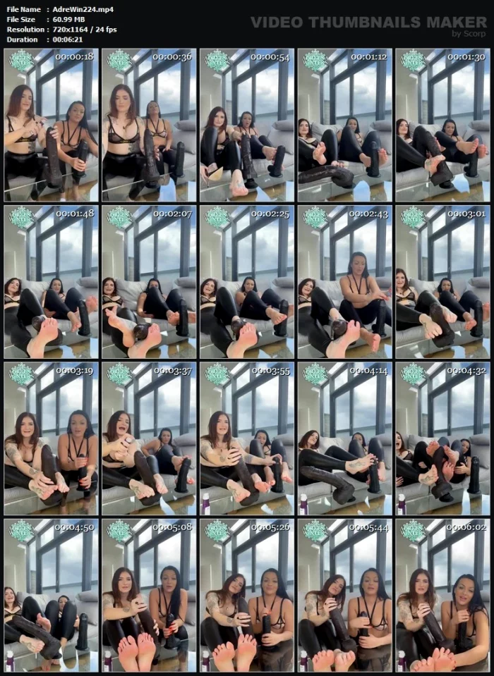 Your Dick Isn’t Big Enough For A Foot Job! - ADREENA WINTERS - MP4