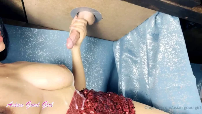 Get On That Milking Table And Let Me Jerk That Pulsating Cock - ASIAN GOOD GIRL - MP4