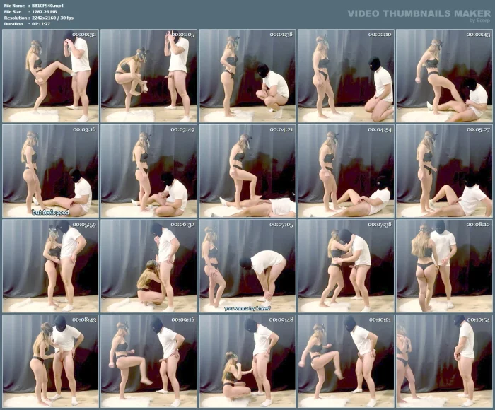 Hard Ballbusting - JUICYFOOTBABE - MP4
