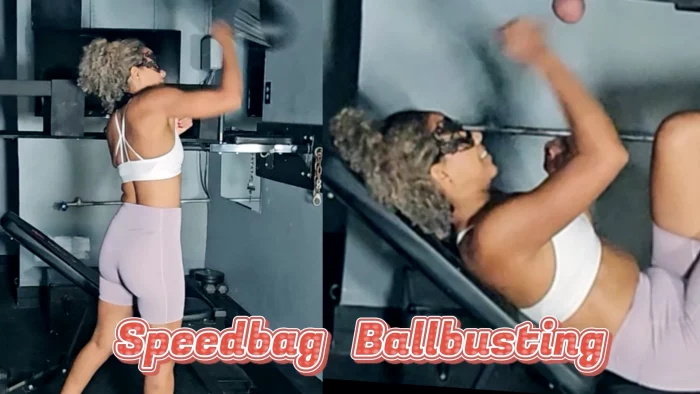 100 Hits Of Pleasure Episode 3 Speedbag Ballbusting - BALLBUSTING BIANCA / DOMINABIANCA - MP4