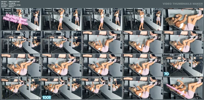 100 Hits Of Pleasure Episode 3 Speedbag Highlight Reel - BALLBUSTING BIANCA / DOMINABIANCA - MP4