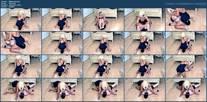 Blonde Ambition The Farting Edition - BALLBUSTING BIANCA / DOMINABIANCA - MP4