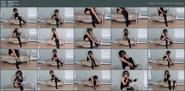 Bossy Bianca Boot Worship Domination - BALLBUSTING BIANCA / DOMINABIANCA - MP4