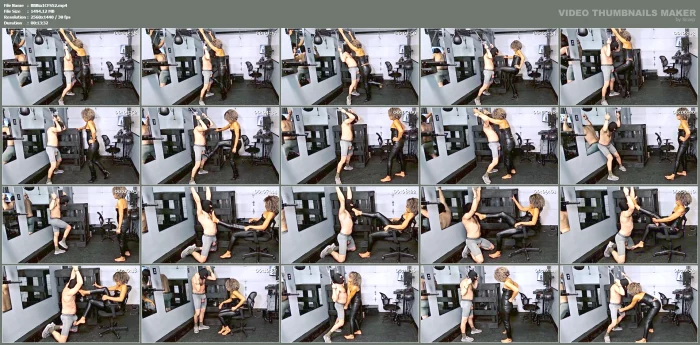 Dominas Discipline Betas Monthly Review March - BALLBUSTING BIANCA / DOMINABIANCA - MP4