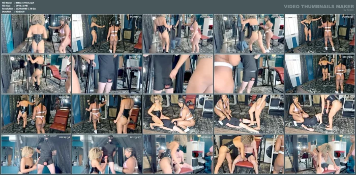 Double Domme Ballbusting Fun Domina Bianca And Mistress Stephanie Bust Betas Balls - BALLBUSTING BIANCA / DOMINABIANCA - MP4
