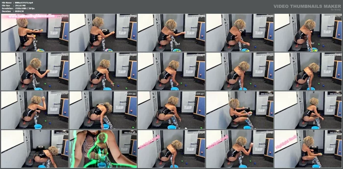 Plastic Balls Targeting Betas Weak Spot - BALLBUSTING BIANCA / DOMINABIANCA - MP4