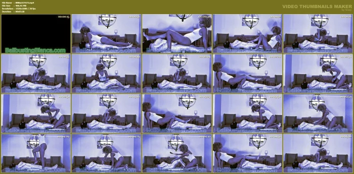 Relentless Ballbusting On The Dining Room Table With Face Sitting Foot Gagging - BALLBUSTING BIANCA / DOMINABIANCA - MP4