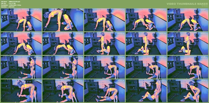 Sweaty Ass Worship Ballbusting Workout With Bonus Farts - BALLBUSTING BIANCA / DOMINABIANCA - MP4