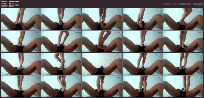 Barbie Barefoot Trample No.14 - BARBIEVONBERLIN - MP4