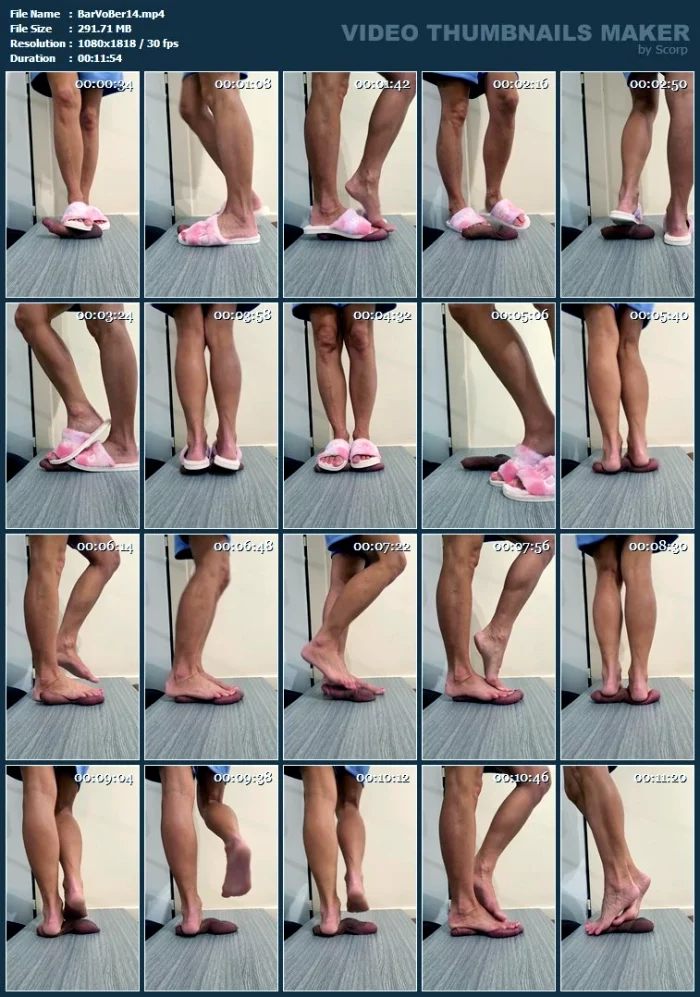 Barbie Cock And Ball Trample On Her Slave's Body In Slippers And Barefoot No.74 - BARBIEVONBERLIN - MP4