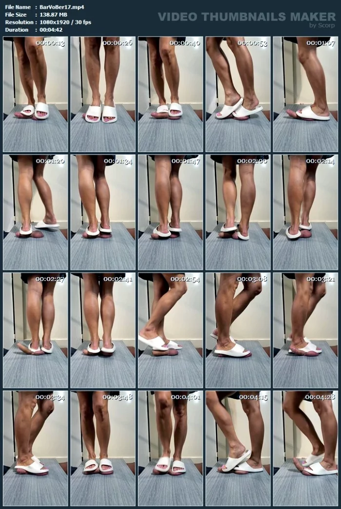 Barbie Cock And Ball Trample With White Slippers No.41 - BARBIEVONBERLIN - MP4
