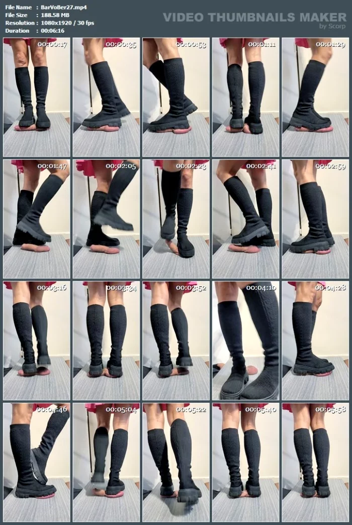 Barbie Hard Trample Cock And Ball With High Boots - BARBIEVONBERLIN - MP4
