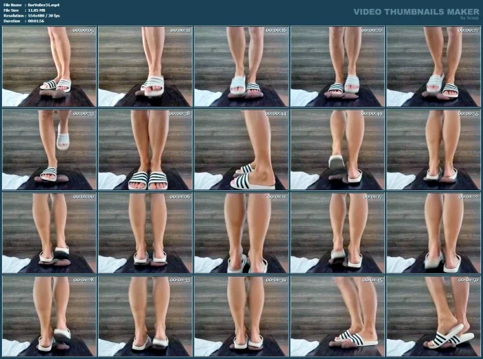 Barbie Slippers Cock Trample No.3 - BARBIEVONBERLIN - MP4