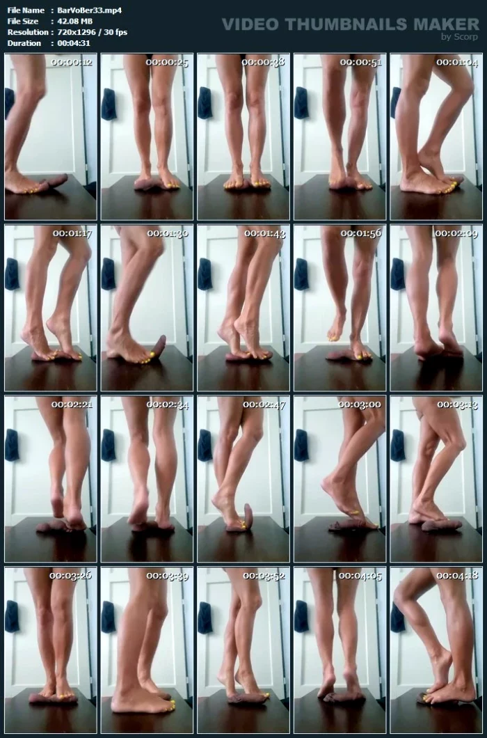 Barbie Trample Bare Feet Cock And Ball No.16 - BARBIEVONBERLIN - MP4