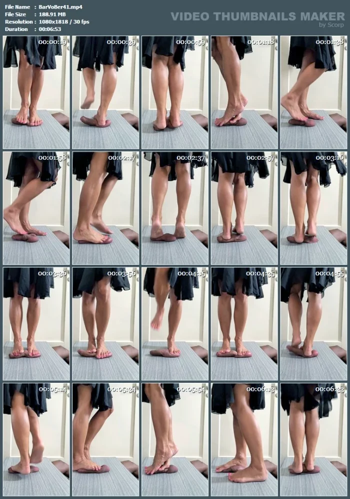 Barbie Trample Cock And Ball On Her Slave's Body In Barefoot No.71 - BARBIEVONBERLIN - MP4