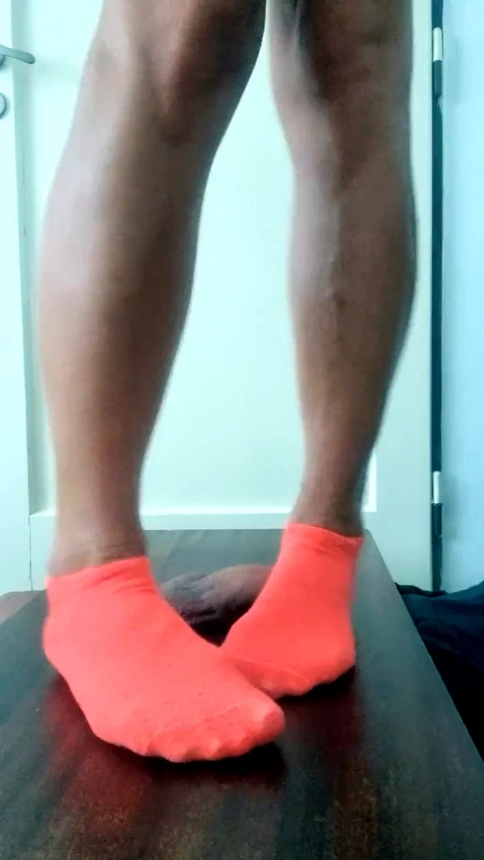 Barbie Trample Cock And Ball With Orange Socks No.9 - BARBIEVONBERLIN - MP4