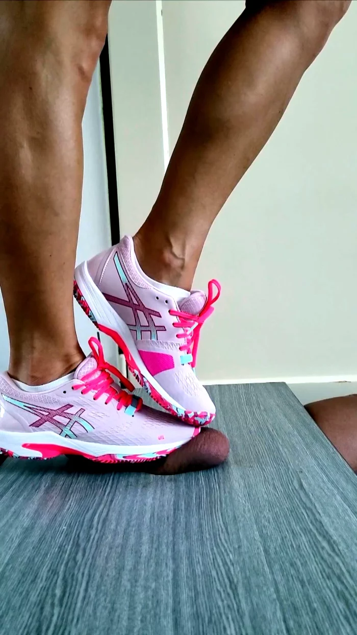 Barbie Trample Cock And Ball With Sneakers And Bare Feet No.57 - BARBIEVONBERLIN - MP4