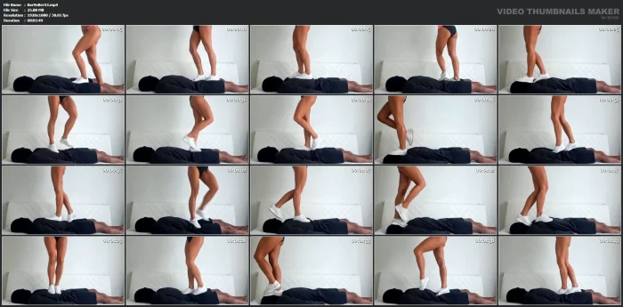 Barbie Trample In White Sneakers No.12 - BARBIEVONBERLIN - MP4