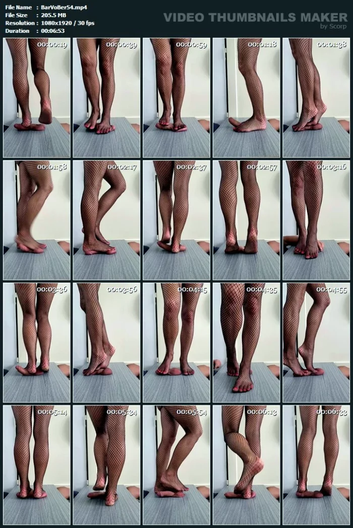 Barbie Trample Stockings Cock And Ball No.34 - BARBIEVONBERLIN - MP4