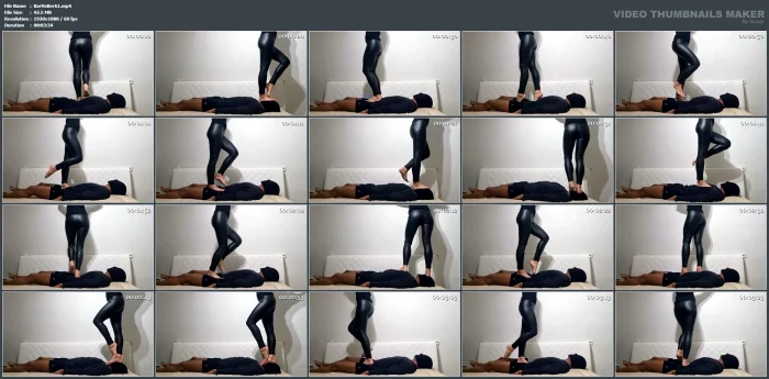 Barbie Trampling Body, Face And Cock In Barefoot No.27 - BARBIEVONBERLIN - MP4