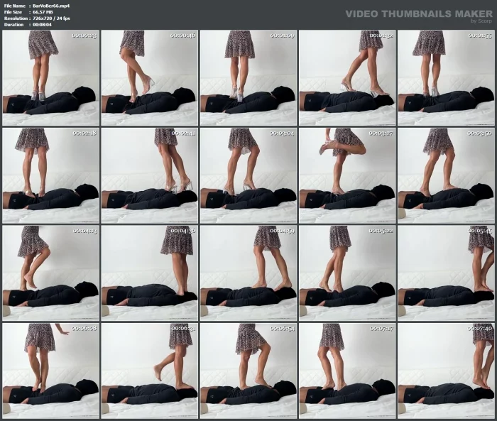 Barbie Trampling In High Heels And Barefoot No.66 - BARBIEVONBERLIN - MP4