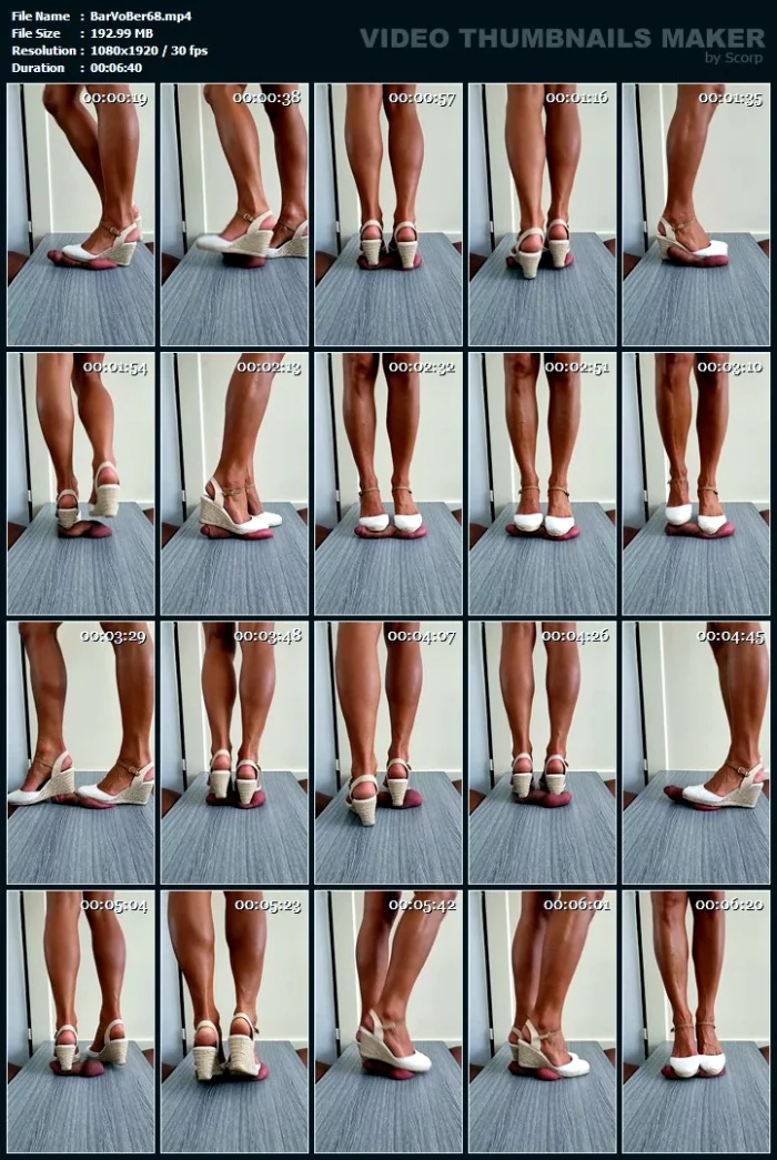 Barbie Trampling On Cock And Ball With Wedge Shoes No.75 - BARBIEVONBERLIN - MP4