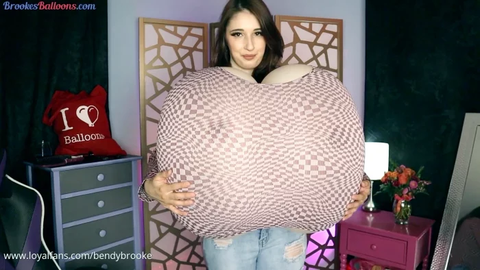 Checkered Red And White Shirt Z Cup Inflation - BENDY BROOKE - MP4