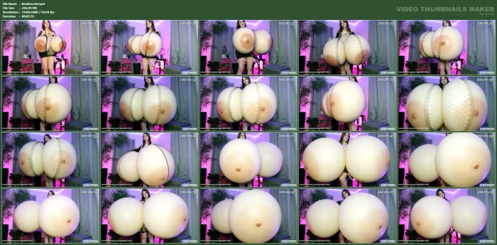 First Inflation With Z Plus Cups - Real Time Rapid Inflation In Fishnets With Tearing - BENDY BROOKE - MP4