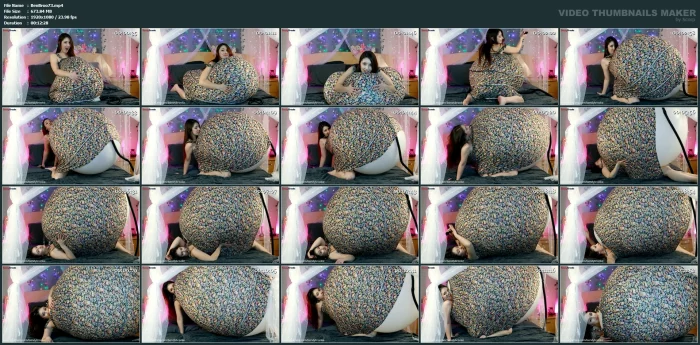 Weather Balloon Belly Inflation - I Get Huge - BENDY BROOKE - MP4