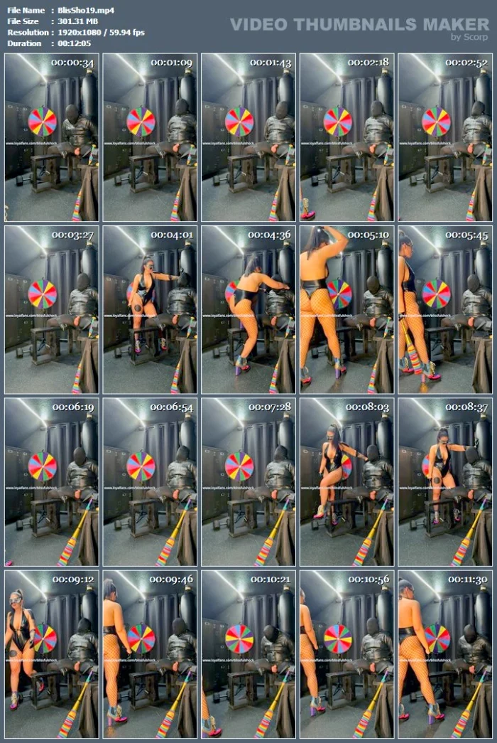 Rainbow Boots Video - BLISSFULSHOCK - SELENA STERN BALLBUSTING GODDESS - MP4