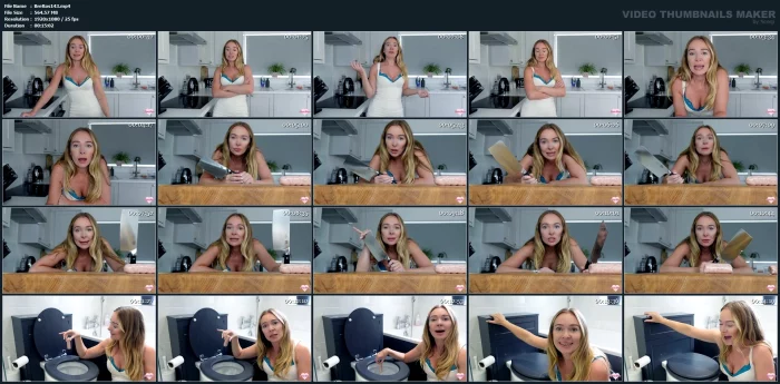 Chopping Off And Flushing Your Penis - Penectomy - BREA ROSE - MP4