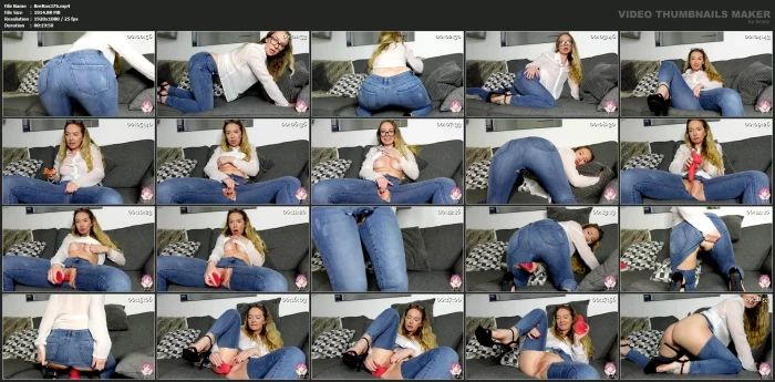 Jeans Ripping And Masturbating - BREA ROSE - MP4