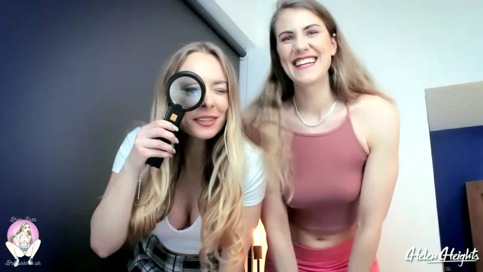 Mean Step Sisters Humiliate Little Willy - BREA ROSE - MP4