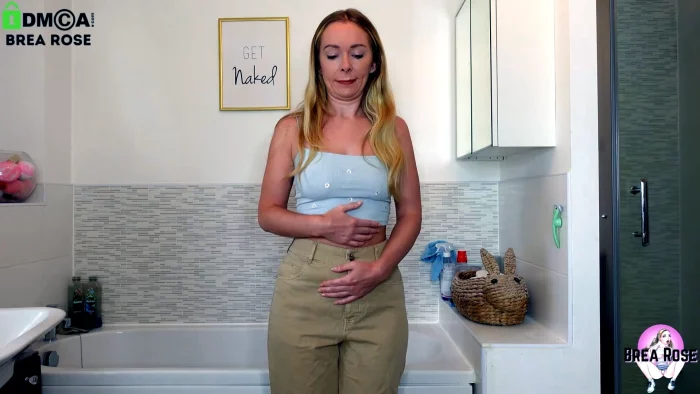 Peeing And Using Dildo - BREA ROSE - MP4
