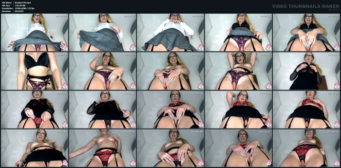 Upskirt And Crotchless Panties - BREA ROSE - MP4
