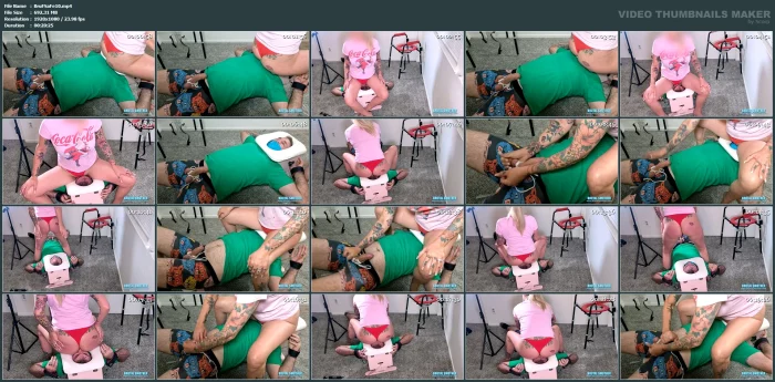 Busted Squeezed And Face Sitting Until Orgasm! - BRUTAL FACE SITTING AND FEMDOM - MP4