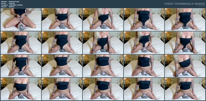 His Face Mummified, Mouth Taped Shut - BRUTAL FACE SITTING AND FEMDOM - MP4