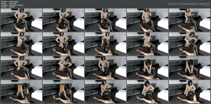 Lady Victoria Valente Cock And Ball Crushing With Handjob - FEMDOM FOR FUN - MP4