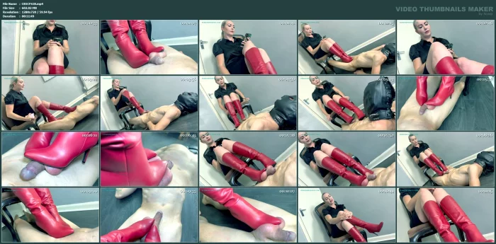 Miss Jessica Wood Your Balls Belong Beneath My Boots - FEMDOM FOR FUN - MP4