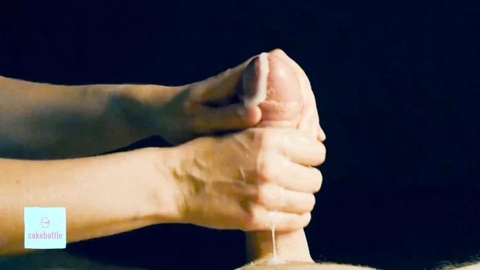 Hot Babe Is Edging My Cock Until I Almost Cum Twice - CAKE BATTLE - MP4