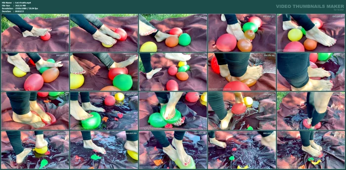 Balloon Full Of Water Crush Jump - COCKCRUSH TRAMPLE TORTUREPRINCESS - MP4