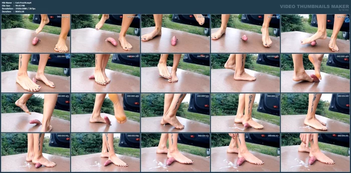 Cockcrush Dancing Outside With Slowmotion (Cumshot) - COCKCRUSH TRAMPLE TORTUREPRINCESS - MP4