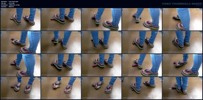 Flip Flop Cockcrush (Amy) - COCKCRUSH TRAMPLE TORTUREPRINCESS - MP4