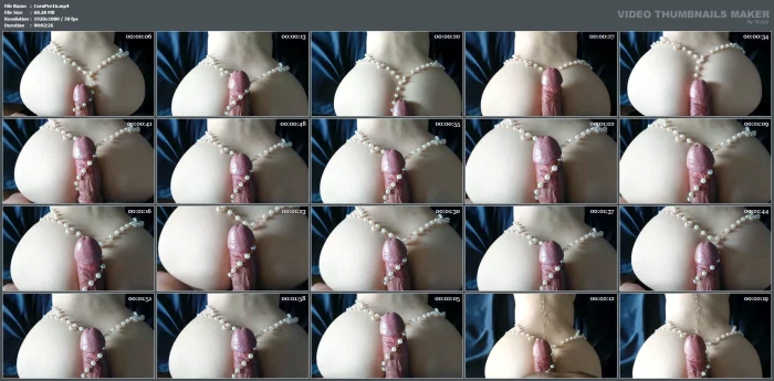 Dick Tangled Up Pearl Thong - CORUJA PRETA - MP4
