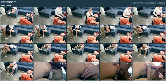 Hot Wife Teases Husband, Makes Him Cuck For The First Time - COUPLENEXXXDOOR - MP4