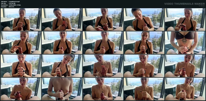 Slow Edging And Teasing Handjob With Long Nails In Peehole - COUPLENEXXXDOOR - MP4