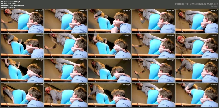 Fat Ass Hugs The Poor Guy's Face, Not Letting Him Breathe! - CRUEL DOMINATION / BEAUTIFUL GIRLS - MP4