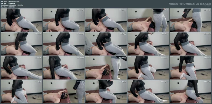 Princess Face Sitting Ass Worship Ass Smother Leggings Yoga Pants - CRUEL DOMINATION / BEAUTIFUL GIRLS - MP4