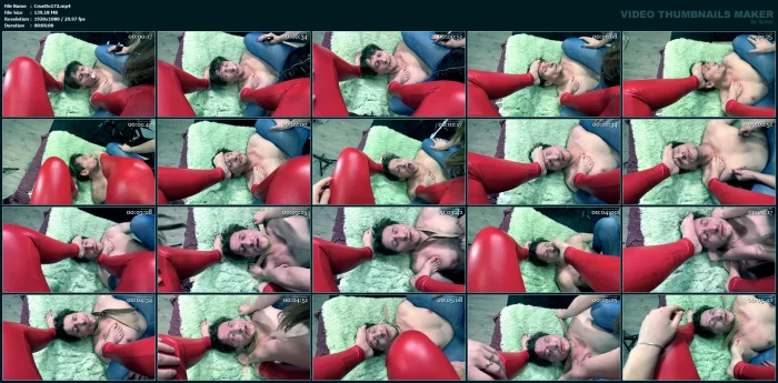 Rebecca And I Humiliate The Slave - CRUEL DOMINATION / BEAUTIFUL GIRLS - MP4